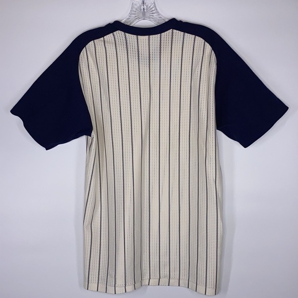 Vintage Southern Athletic Pin Striped Baseball Mesh Jersey Shirt Large - Picture 2 of 3